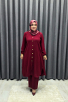 Bahar İkili Takım Bordo