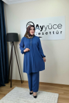 Ebrar İkili Takım Gece Mavisi