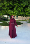 Işıltı Abiye Bordo