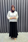 Sandy Balık Etek Siyah