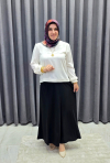 Sandy Balık Etek Siyah