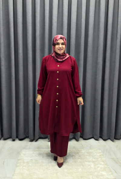 Bahar İkili Takım Bordo