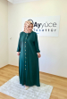 Berra Elbise Ferace Zümrüt Yeşil