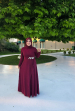 Işıltı Abiye Bordo